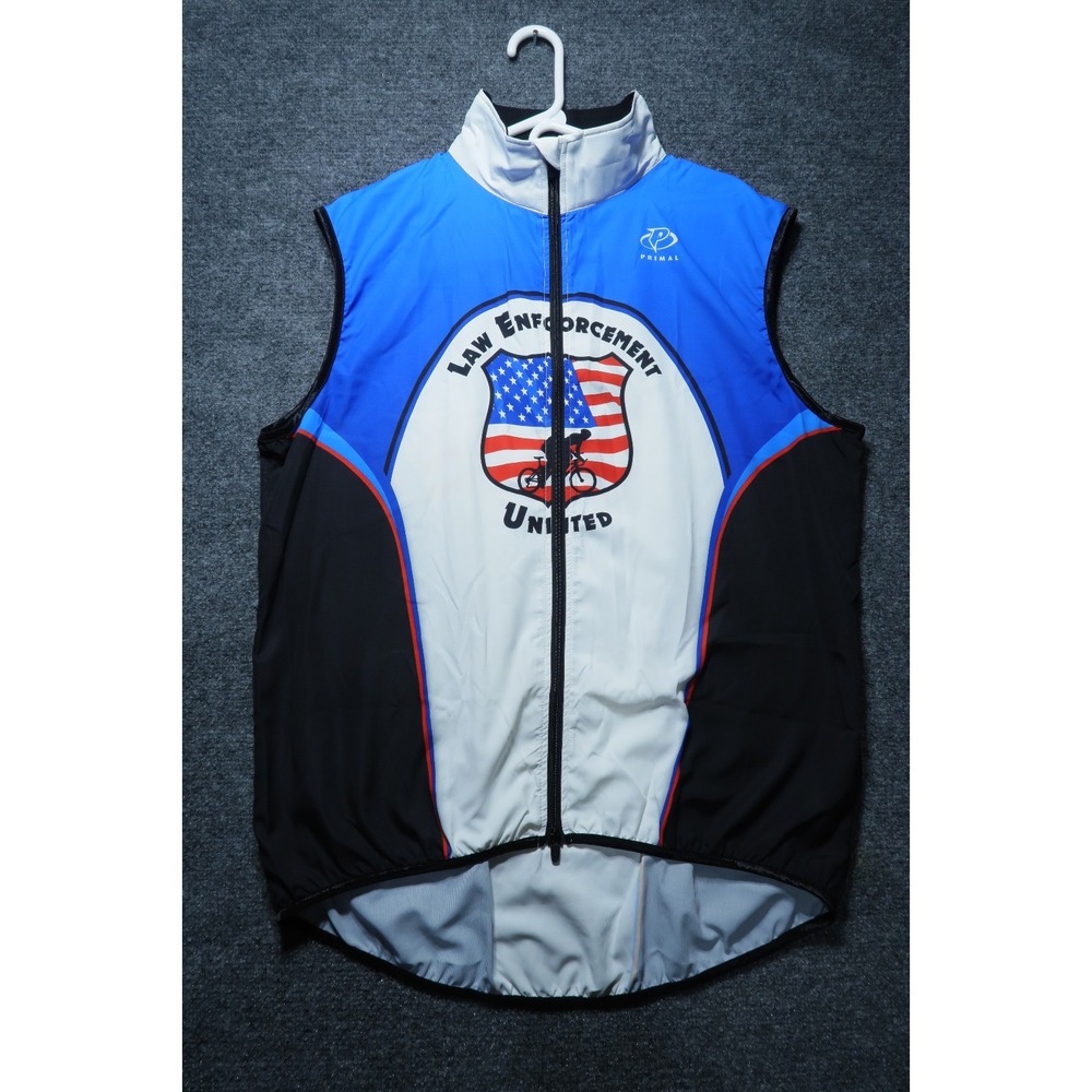 Primal Law Enforcement United Road To Hope Men's XXL Cycling Vest Police Bicycle